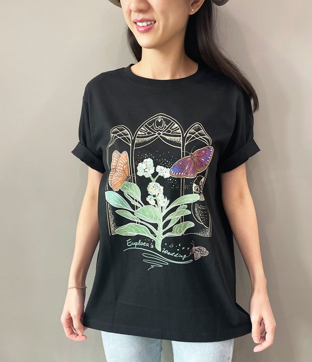 紫斑蝶婚禮前夕生態T恤