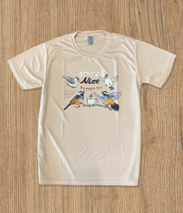 森林主打歌網眼布1240X1440 新品-森林主打歌Nice to Meet You-冠羽畫眉&白耳畫眉生態T恤